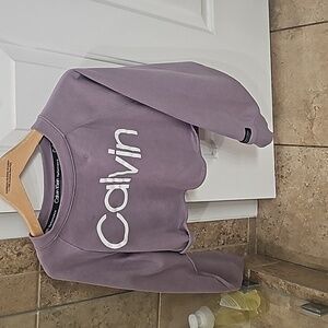 Lilac medium Calvin klein crop top